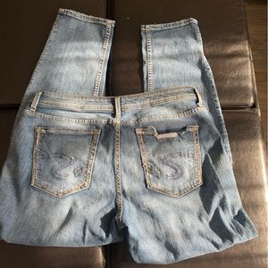 Silver jean “Sam” style